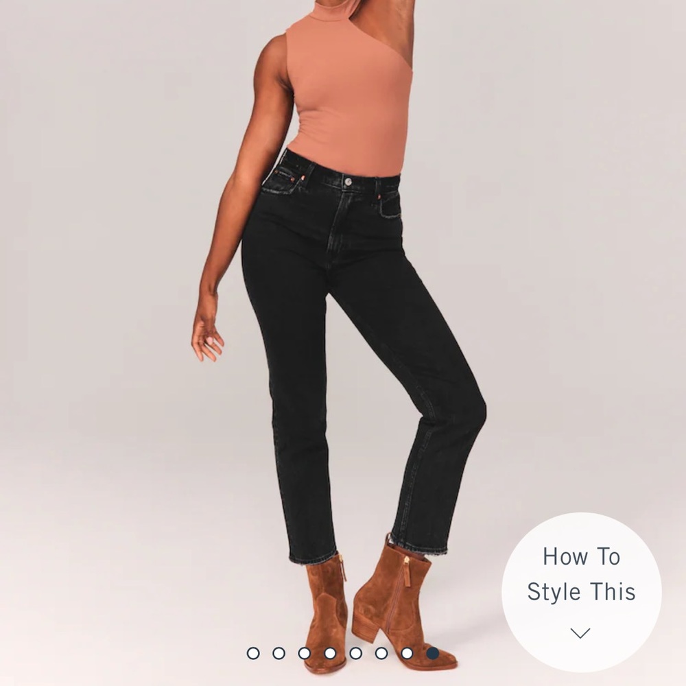 Curve Love Ultra High Rise Ankle Straight Jeans